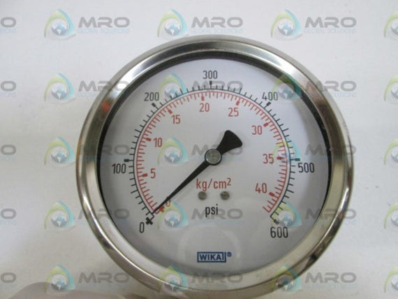WIKA PRESSURE GAUGE 0-60 PSI UNMP