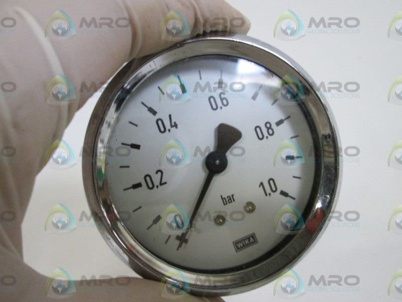 WIKA GAUGE 0-1,0 BAR UNMP