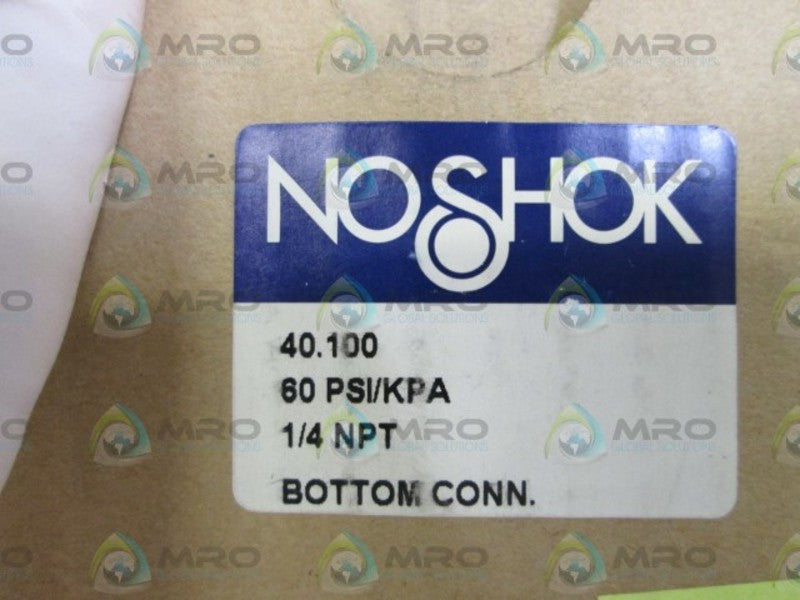 NOSHOK GAUGE 40.100 60PSI 1/4" NPT NSMP