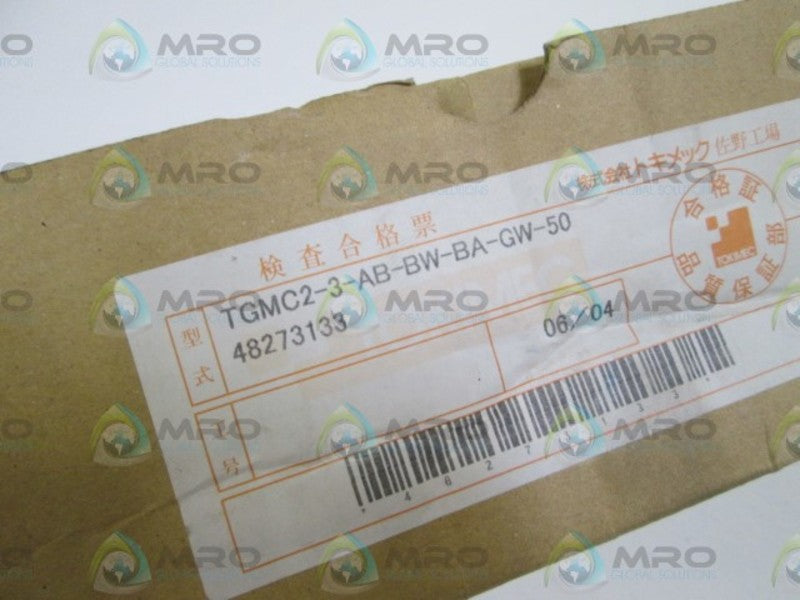 TOKIMEC PRESSURE RELIEF VALVE TGMC2-3-AB-BW-BA-GW-50 NSMP