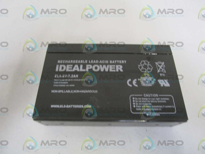 IDEALPOWER ELA-6V-7.2AH UNMP