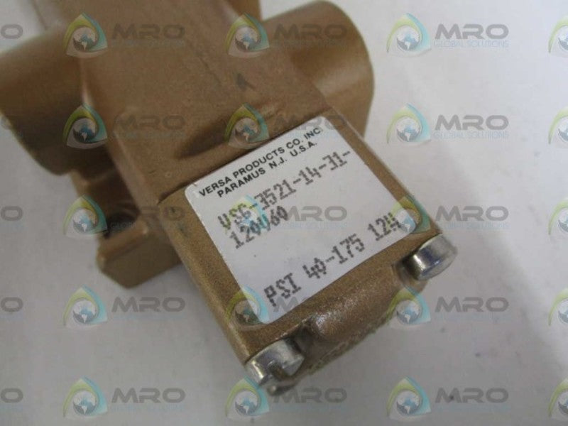 VERSA VSG-3521-14-31-120V60 THREE WAY VALVE  NSNP