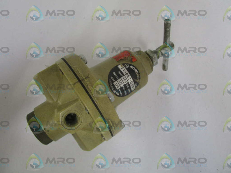 NORGREN 11-002-013 PNEUMATIC REGULATOR UNMP