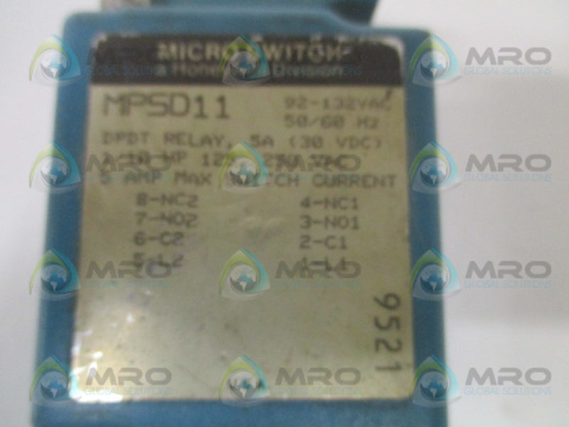 MICRO SWITCH MPSD11 PHOTOELECTRIC LIMIT SWITCH UNMP