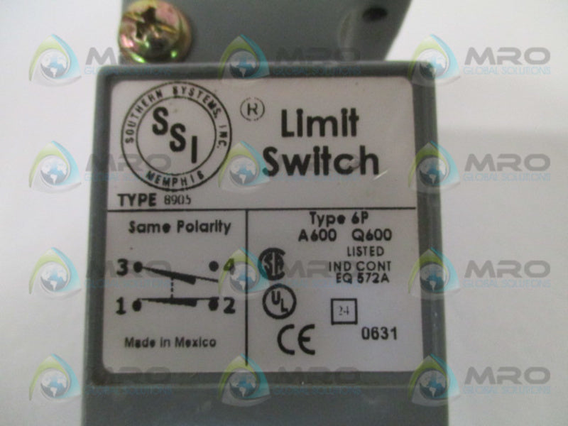 SOUTHERN SYSTEMS 8905 LIMIT SWITCH FACE NSNP