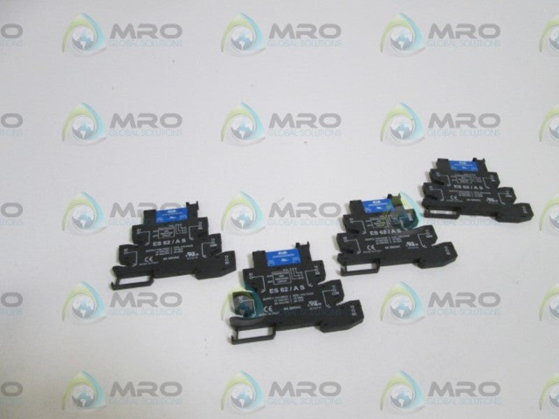 LOT OF 4 RELAY SOCKET ES 62/AS NSMP