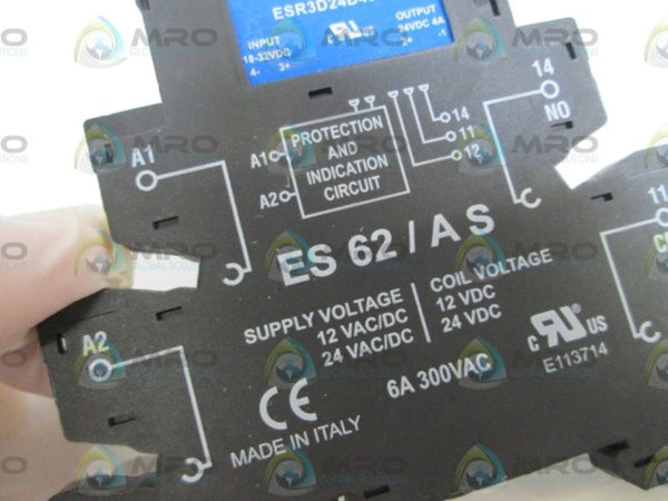 LOT OF 4 RELAY SOCKET ES 62/AS NSMP