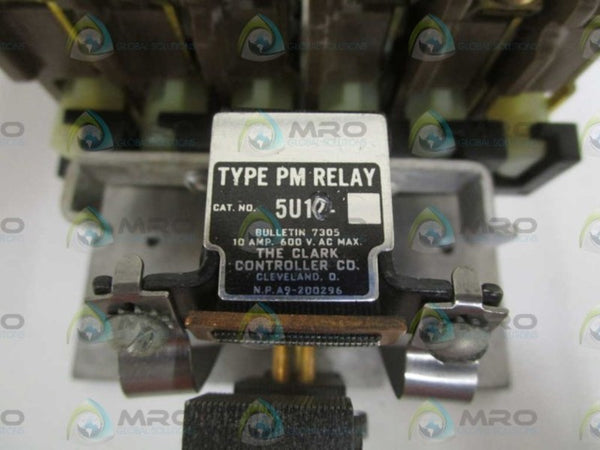 THE CLARK 5U10 TYPE PM RELAY NSNP
