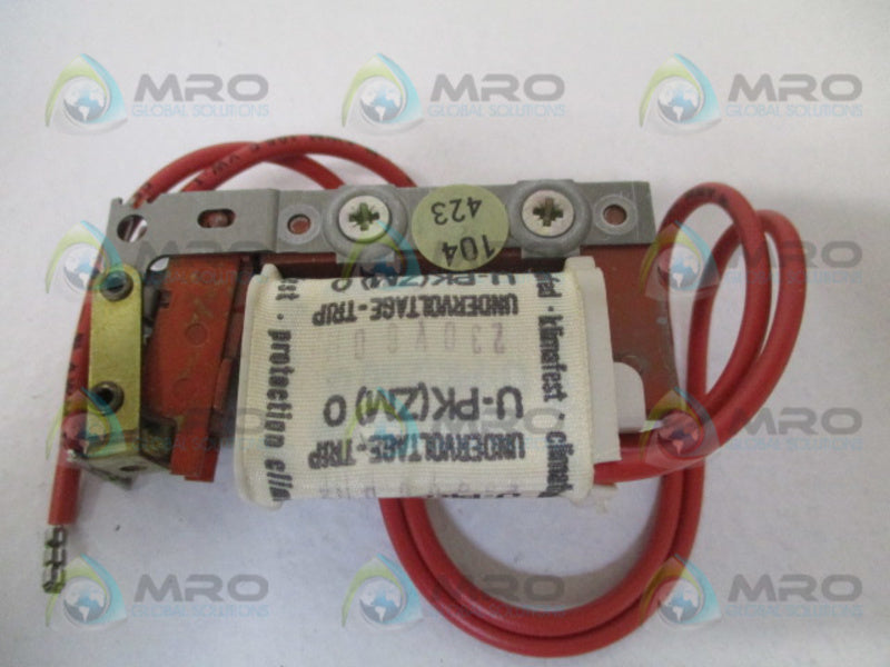 KLOCKNER MOELLER U-PKZM0 UNDERVOLTAGE TRIP 230V NSNP