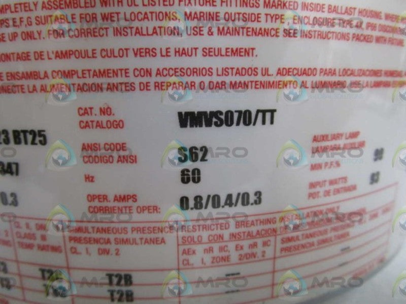 COOPER  VMVS070/TT  LUMINAIRE  NSMP