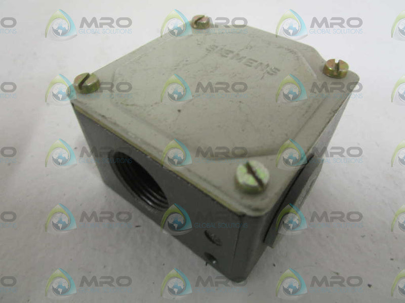 SIEMENS 3SE3100-1E LIMIT SWITCH (AS PICTURED) UNMP