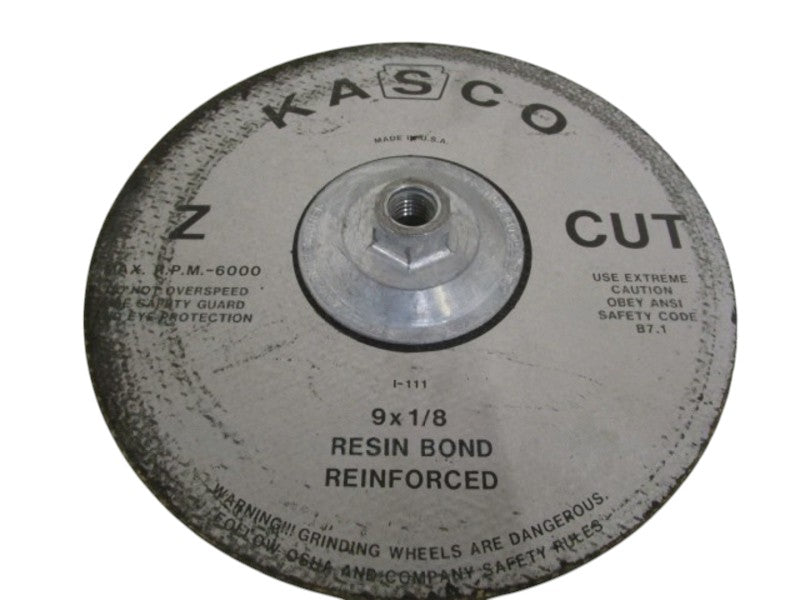 KASCO I-111 GRINDING WHEEL 9X1/8 UNMP