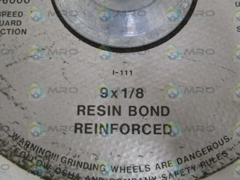 KASCO I-111 GRINDING WHEEL 9X1/8 UNMP
