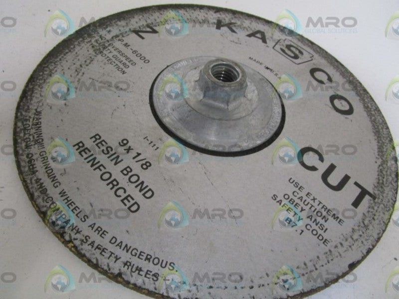 KASCO I-111 GRINDING WHEEL 9X1/8 UNMP