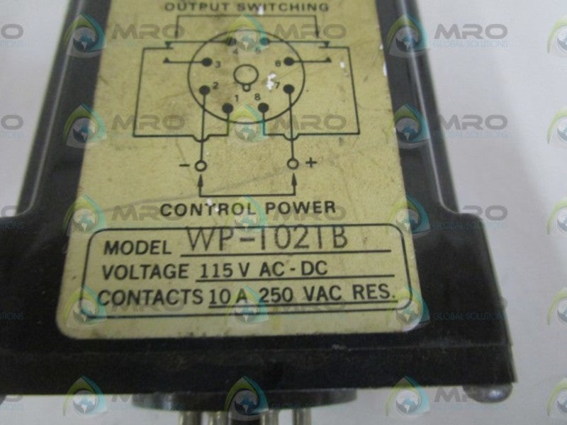 WESTERN PACIFIC TIMER DI. WP-1021B RELAY 115V UNMP