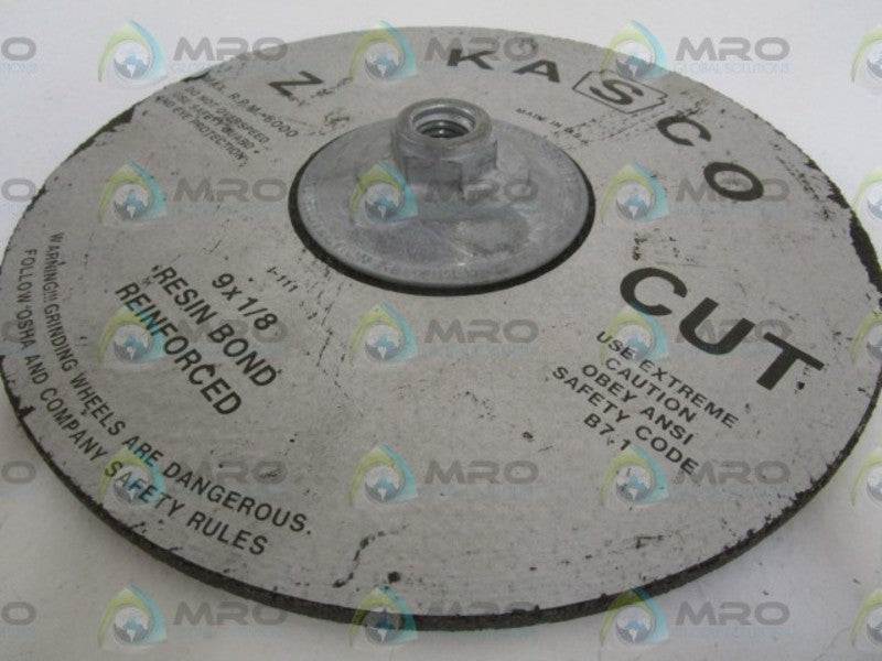KASCO I-111 GRINDING WHEEL 9X1/8 NSNP