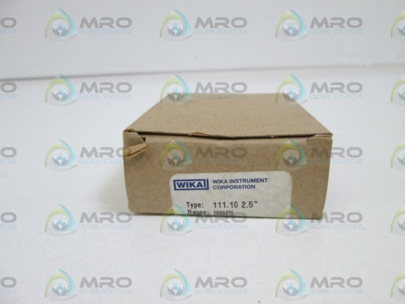 WIKA GAUGE 111.10 2.5" 2000 PSI 1/4" NPT LM / 4253221 NSMP