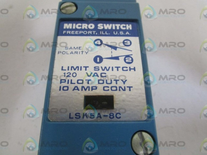 MICRO SWITCH LSK5A-8C LIMIT SWITCH NSMP