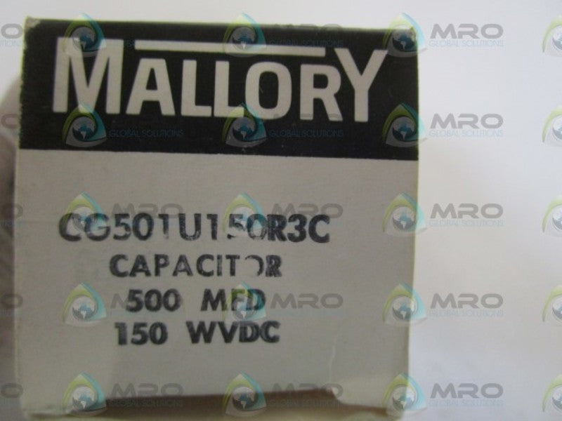 MALLORY CG501U150R3C 150VDC NSMP