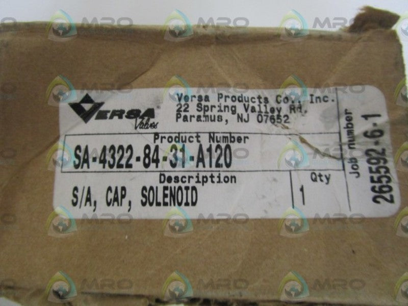 VERSA SA-4322-84-31-A120 SOLENOID VALVE NSMP