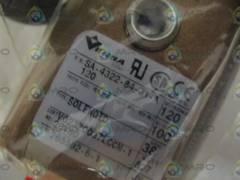 VERSA SA-4322-84-31-A120 SOLENOID VALVE NSMP