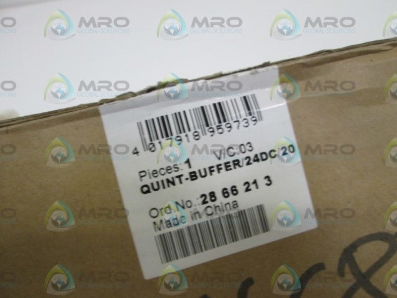 PHOENIX CONTACT POWER SUPPLY QUINT-BUFFER/24DC/20 NSMP