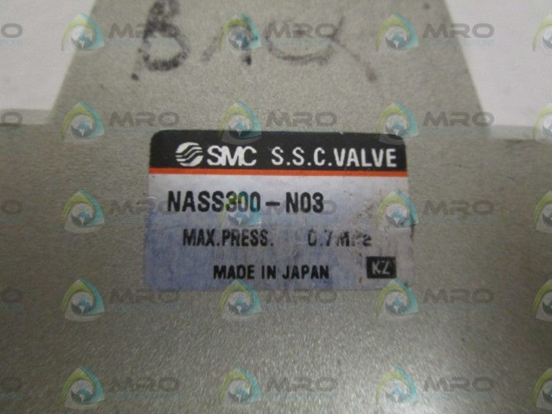 SMC NASS300-N03 3/8" FLOW CONTROL VALVE UNMP