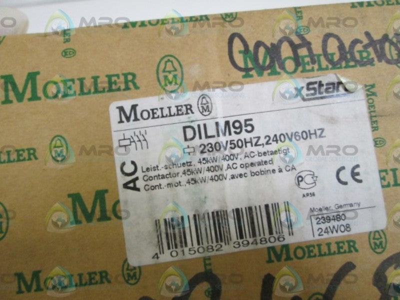 MOELLER CONTACTOR 230V/240V DILM95 NSMP