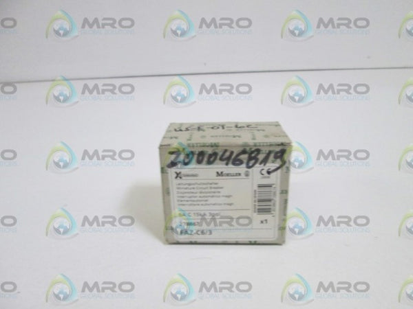 MOELLER MINI CIRCUIT BREAKER FAZ-C6/3 NSMP