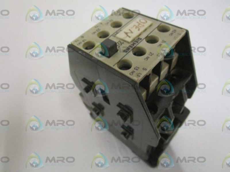 SIEMENS 3TB4317-0AC1 24V CONTACTOR UNMP