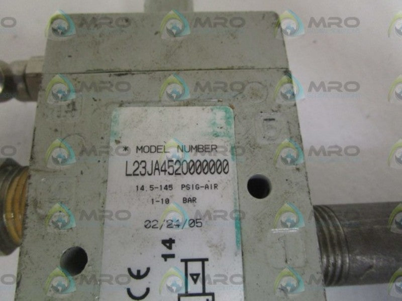 NUMATICS L23JA452O000000 SOLENOID VALVE UNMP