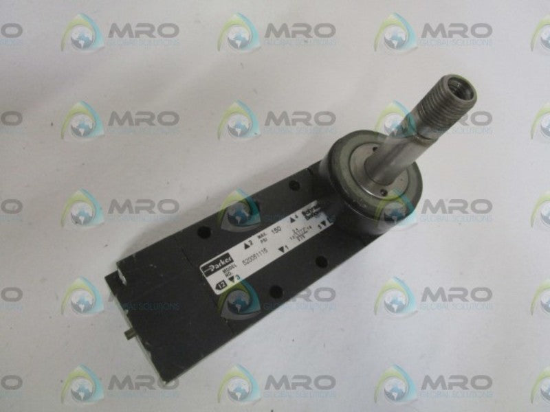 PARKER 520051115 PILOT RETURN SOLENOID VALVE (AS PICTURED) NSNP