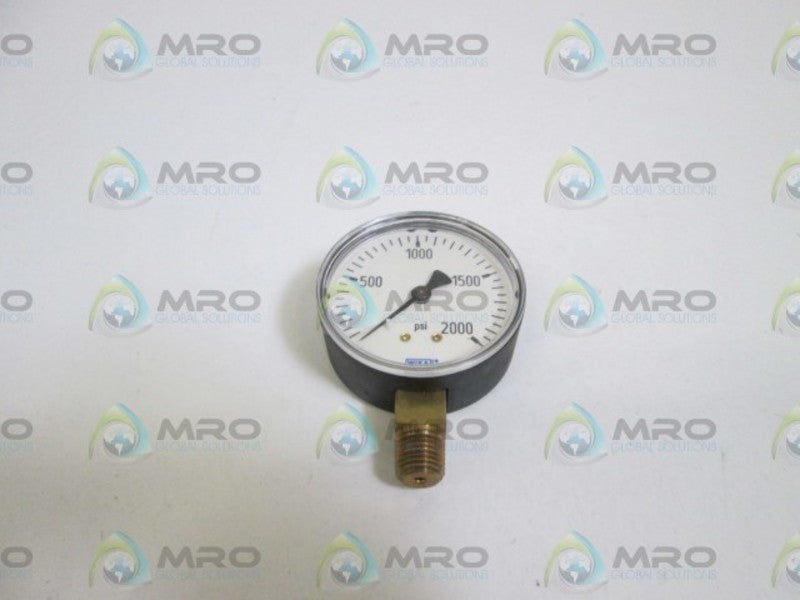 WIKA GAUGE 0-2000 PSI UNMP