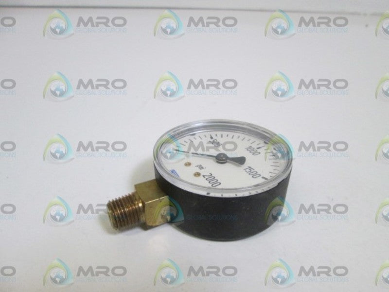 WIKA GAUGE 0-2000 PSI UNMP