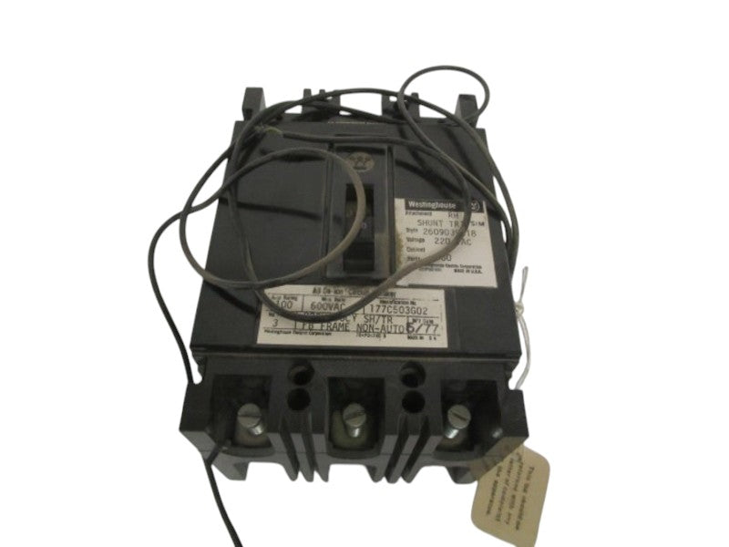 WESTINGHOUSE 2609D39G18 CIRCUIT BREAKER 100AMP NSNP