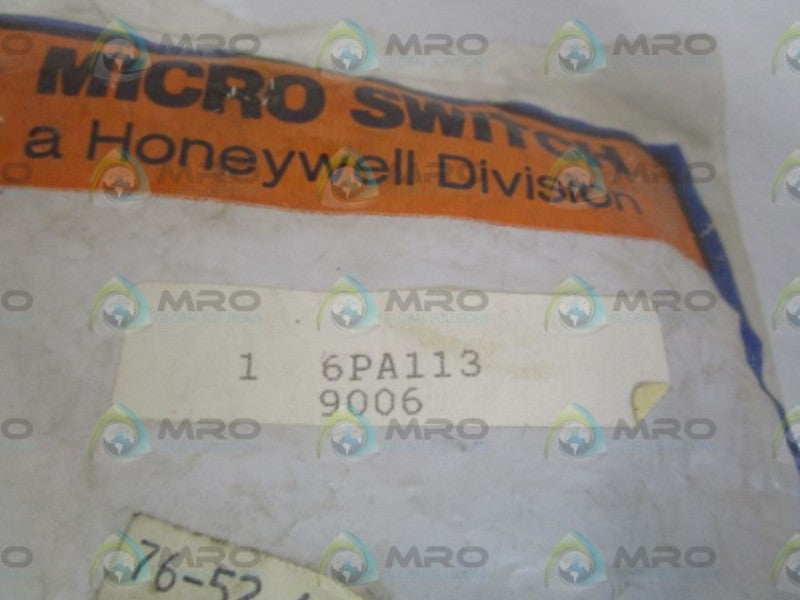 MICRO SWITCH 6PA113 LIMIT SWITCH LEVER ARM NSMP