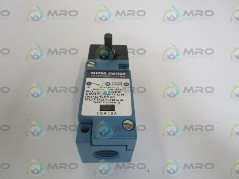 MICRO SWITCH LSA12A LIMIT SWITCH NSMP