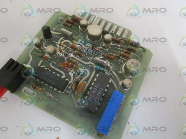 MICRO SWITCH FMU3 PROCESS CONTROL BOARD UNMP