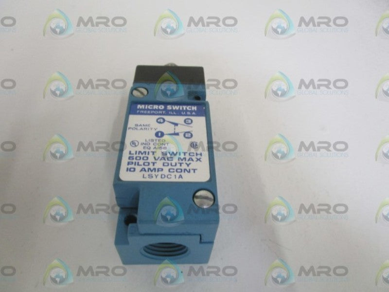MICRO SWITCH LSYDC1A LIMIT SWITCH NSMP