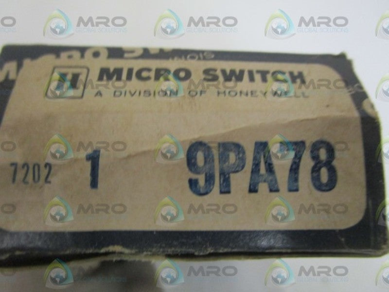 MICRO SWITCH 9PA78 HARDWARE KIT NSMP
