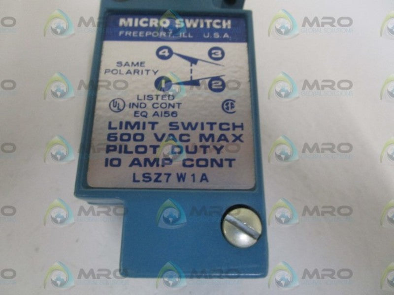 MICRO SWITCH LSZ7W1A LIMIT SWITCH NSMP