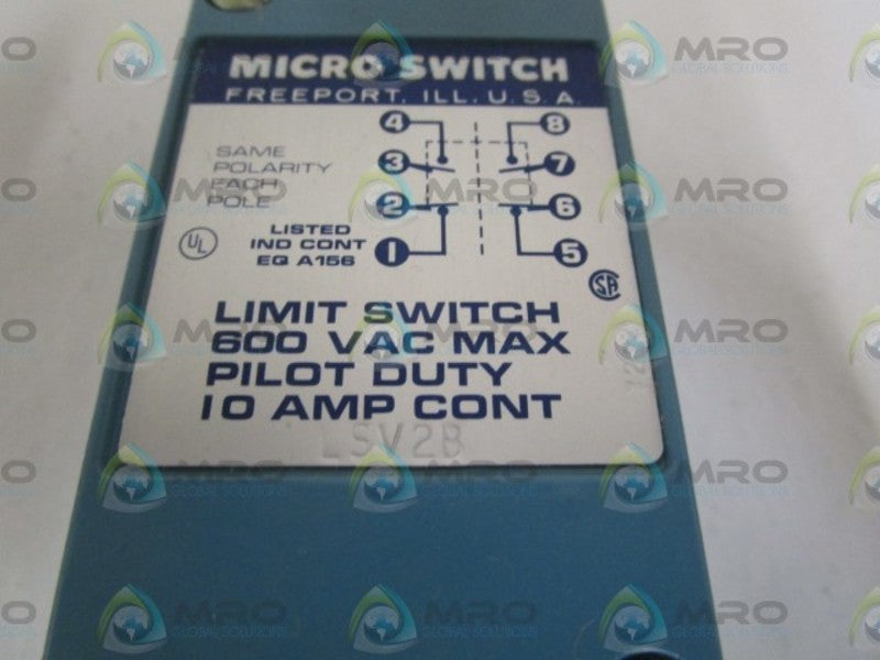 MICRO SWITCH LSV2B LIMIT SWITCH NSMP