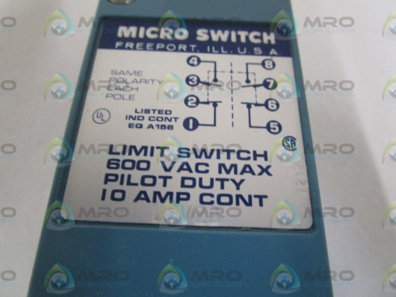 MICRO SWITCH LSV2B LIMIT SWITCH  (AS PICTURED) NSMP