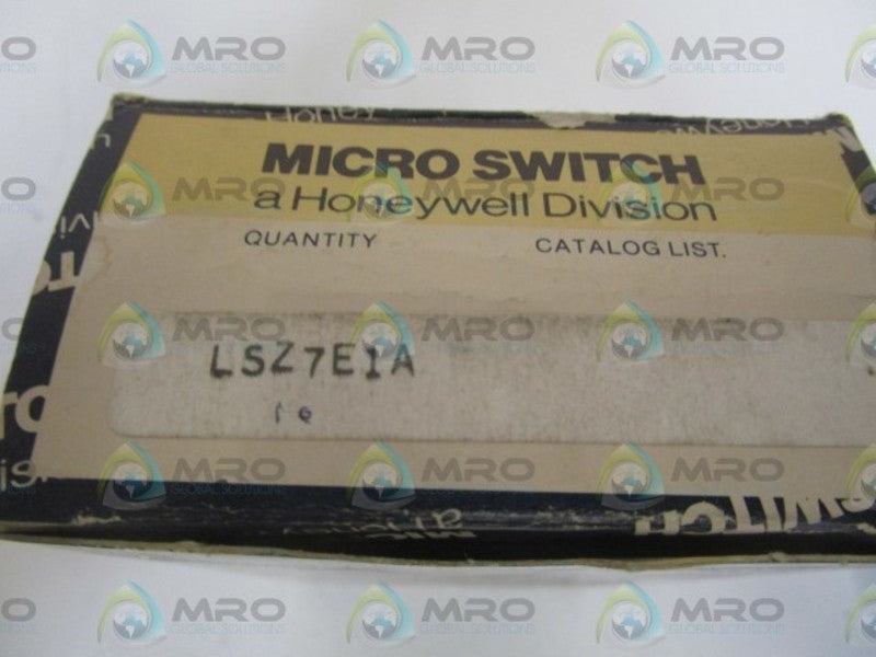 MICRO SWITCH LSZ7E1A LIMIT SWITCH (AS PICTURED) NSMP