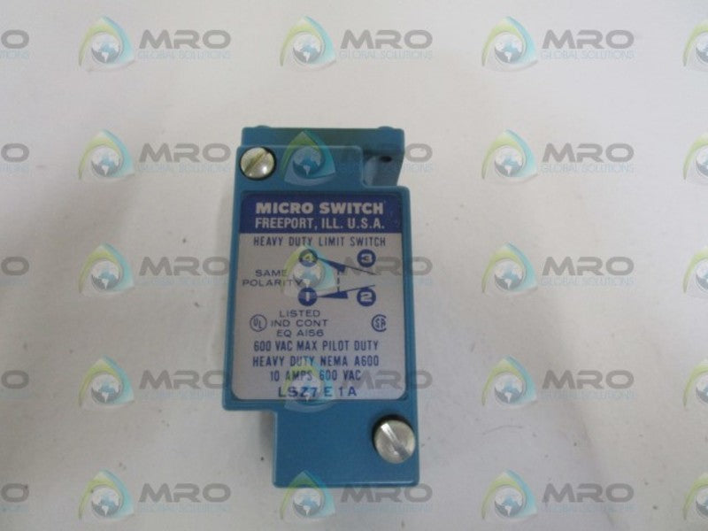 MICRO SWITCH LSZ7E1A LIMIT SWITCH (AS PICTURED) NSMP