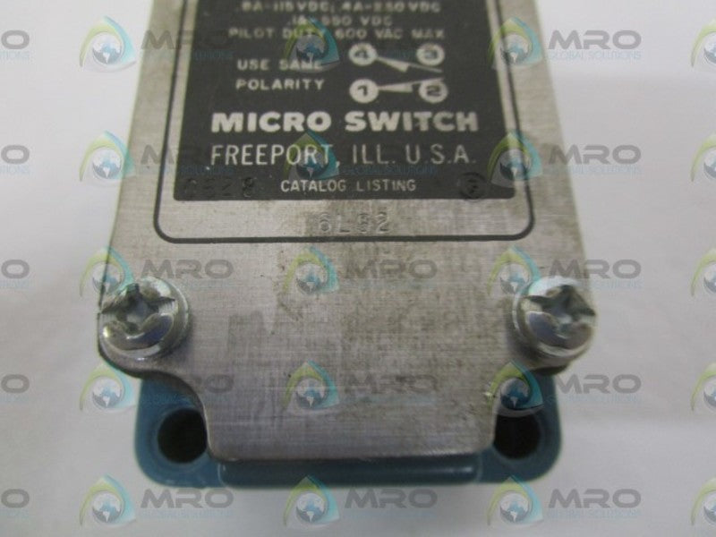 MICRO SWITCH 6LS2 LIMIT SWITCH (AS PICTURED) NSNP