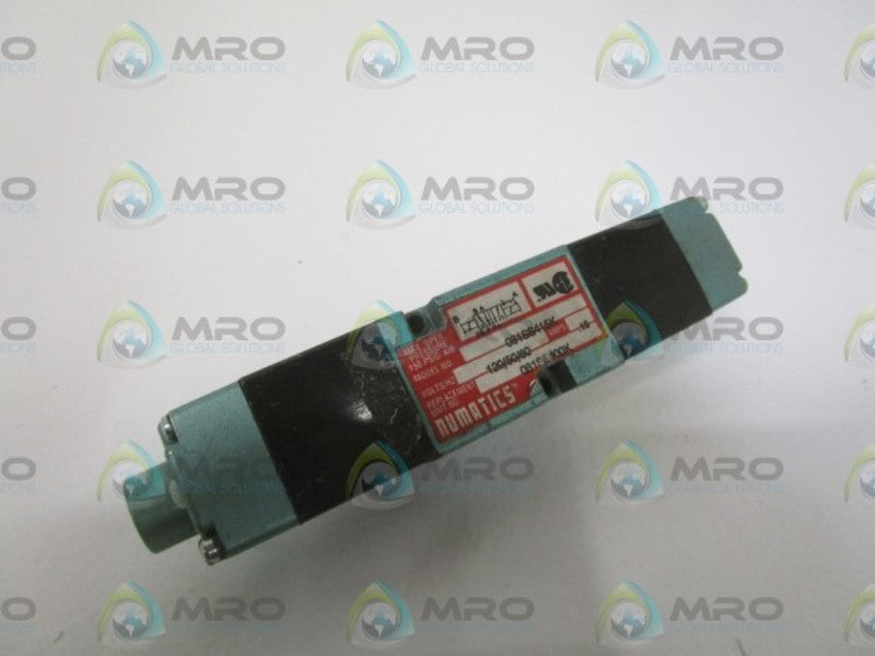 NUMATICS 081SS415K SOLENOID VALVE UNMP