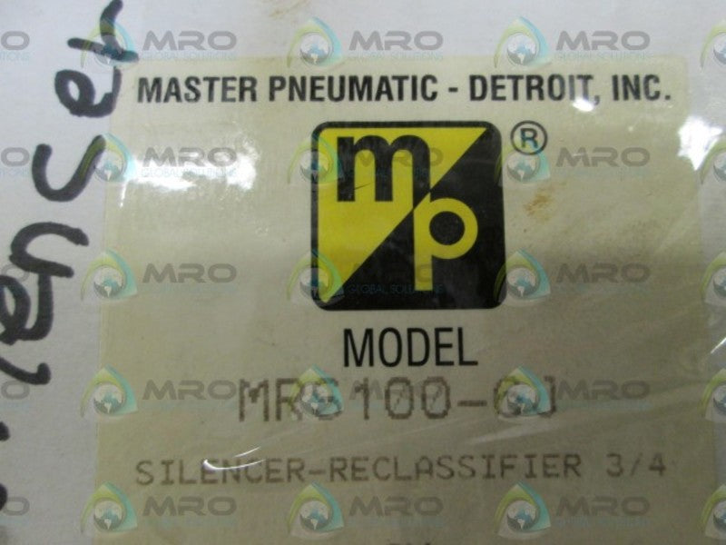 MASTER PNEUMATIC SILENCER MRS100-6J NSMP
