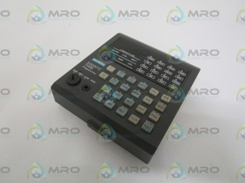 SIEMENS SIMATIC TI305-PROG HAND HELD PROGRAMMER (NO KEY) NSNP