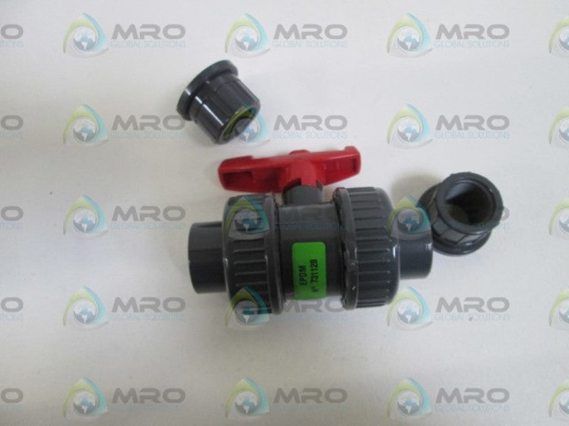 LOT OF 2 TECO PLASTIC PVC PN16 / D20-1/2" DN 15 (EPDM) NSMP